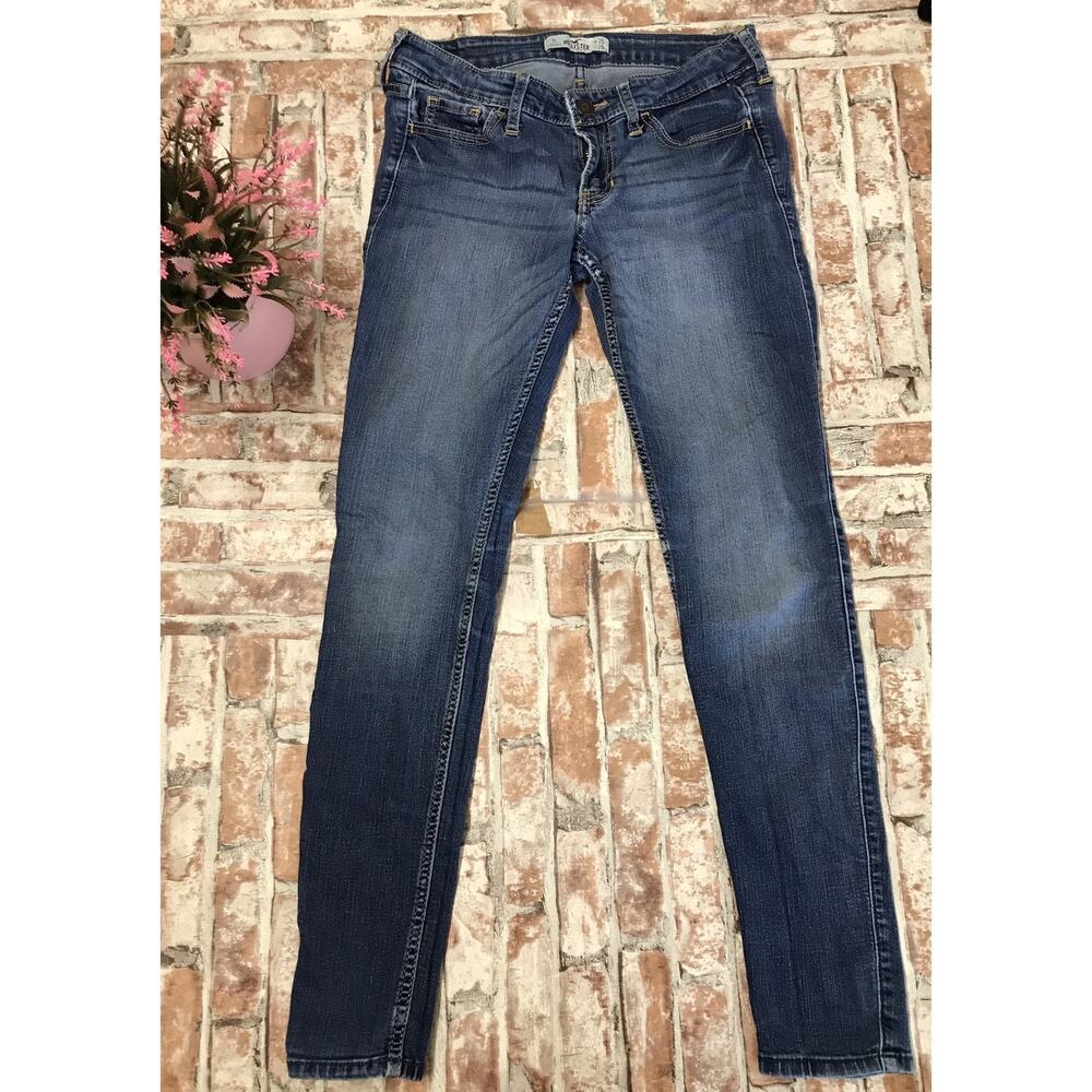 Hollister Denim Slim Fit Skinny Blue Jeans Dark Wash 1S W25 L29